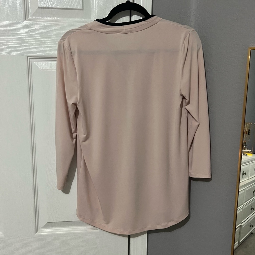 Black and Pink Calvin Klein Blouse - Picture 3 of 4
